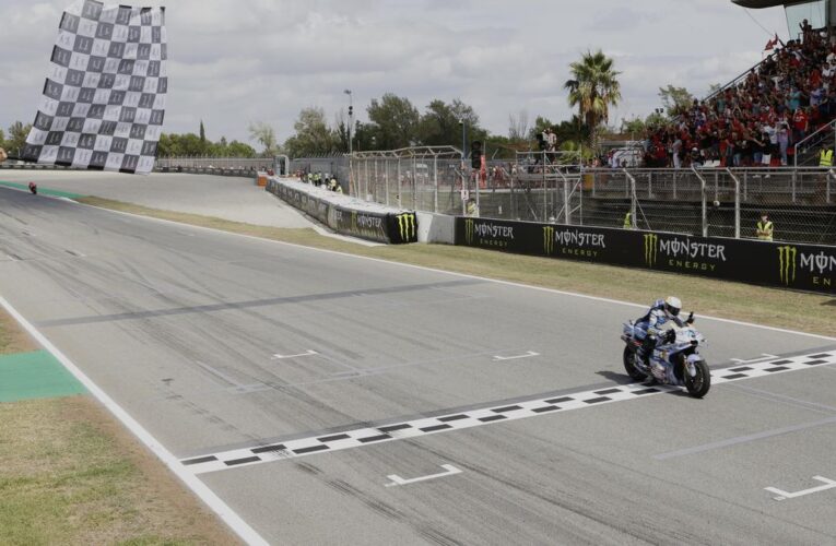 Spanish MotoGP: Alex Marquez cruises to victory, breaks brother Marc’s seven-race winning streak