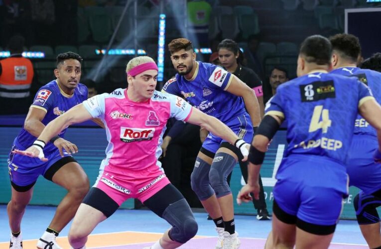 PKL 12: Jaipur Pink Panthers eliminates defending champion Haryana Steelers in tight Play-in 1
