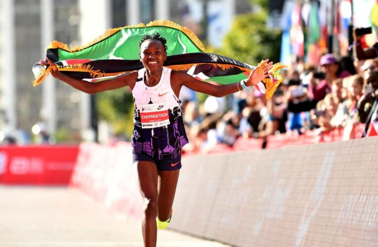 Ruth Chepngetich retains women’s marathon world record despite three-year ban