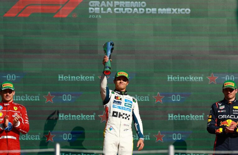 Mexico City Grand Prix: Lando Norris snaps losing streak, takes lead in F1 championship