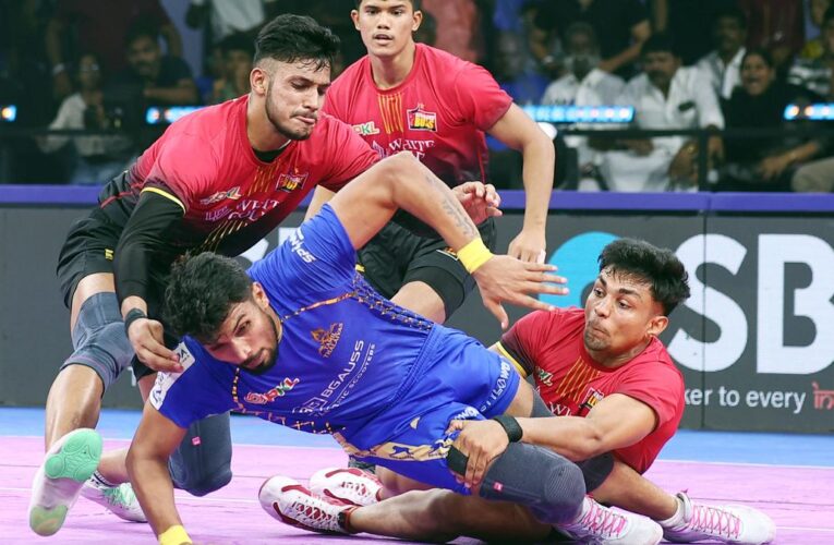 Watch PKL 2025: Telugu Titans hang on against UP Yoddhas, Bengaluru Bulls edge out Tamil Thalaivas in derby