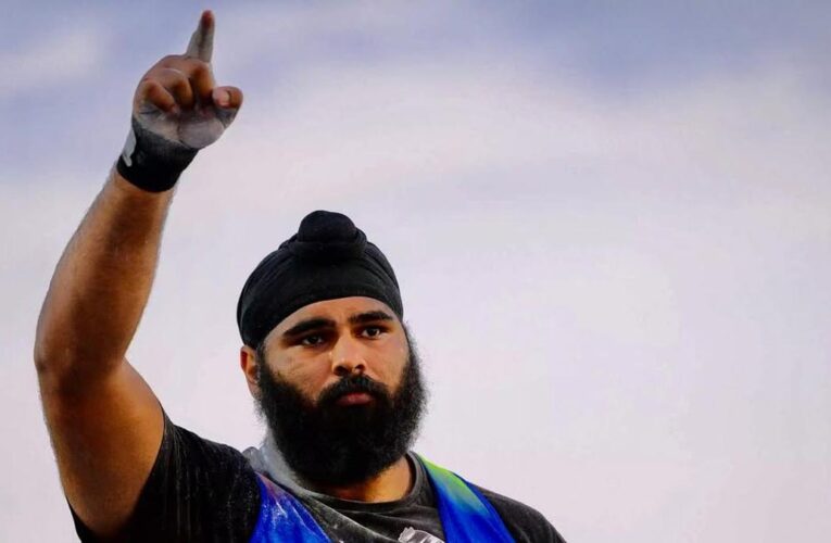 Samardeep breaks meet record to win gold in South Asian Athletics Championship 2025