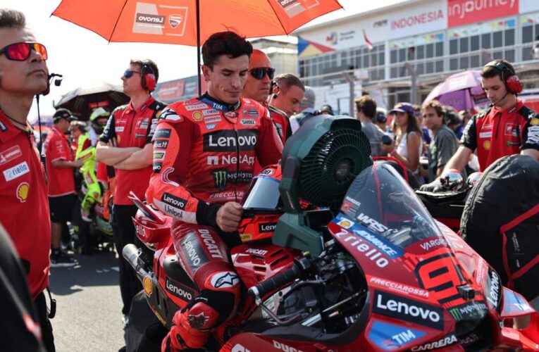MotoGP: World champion Marc Marquez suffers collarbone injury after crash in Indonesia Grand Prix