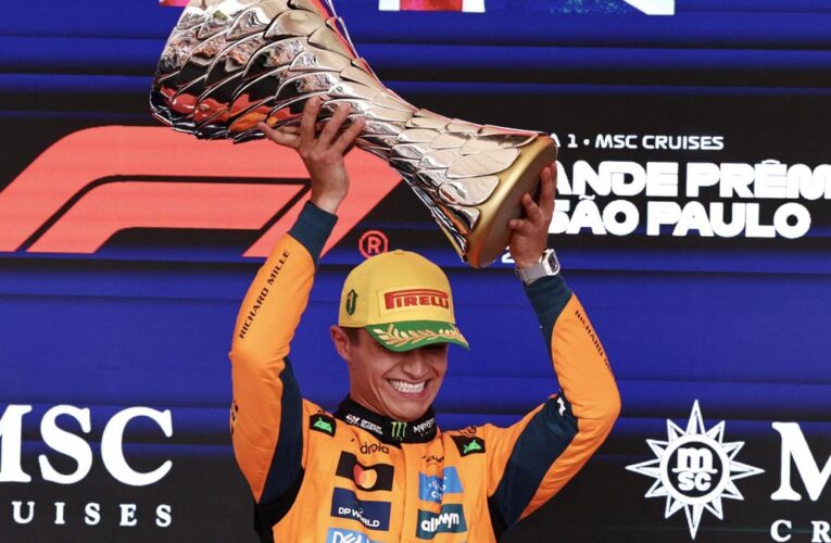 F1 Sao Paulo Grand Prix: Lando Norris wins to go 24 points clear at top