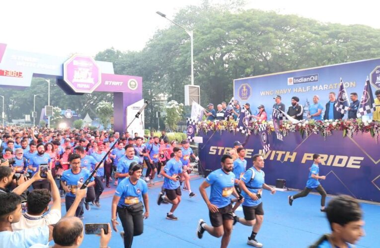 From kids to seniors, 16,000 runners celebrate fitness at Indian Oil–Navy Half Marathon