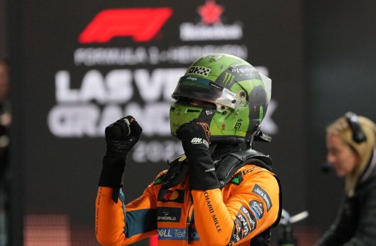 Lando Norris clinches pole for F1 Las Vegas Grand Prix 2025; Piastri in fifth