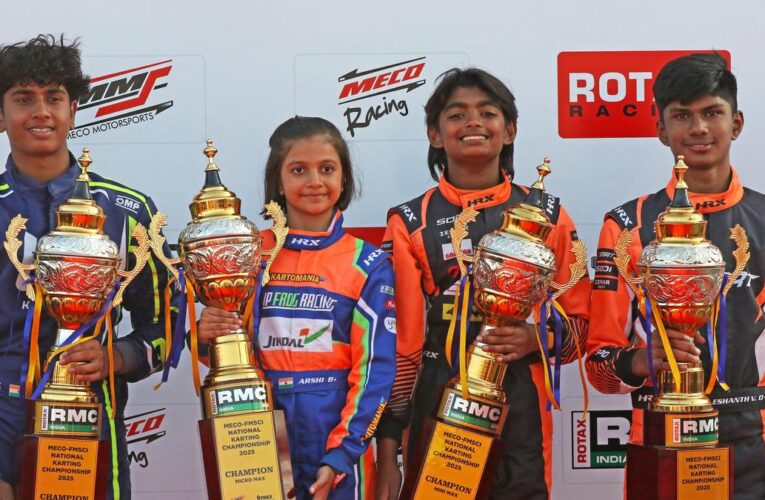 Arshi Gupta becomes India’s first female to win a National Karting Championship title