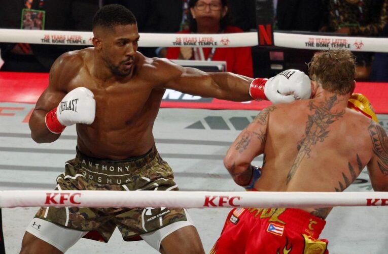 WATCH: Anthony Joshua knocks out Jake Paul in Netflix-backed boxing bout