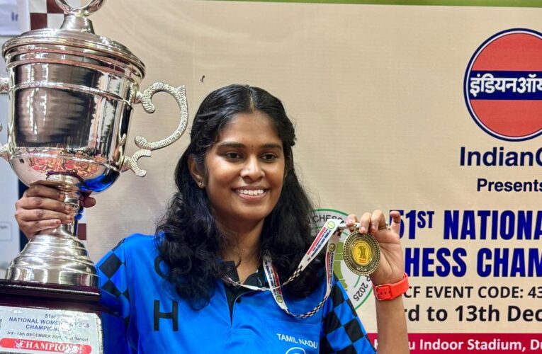 P.V. Nandhidhaa aiming for consistency after second national title