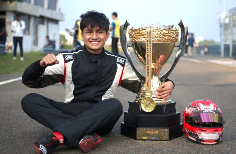 Teen talent Shane Chandaria clinches Formula 4 Indian Championship title