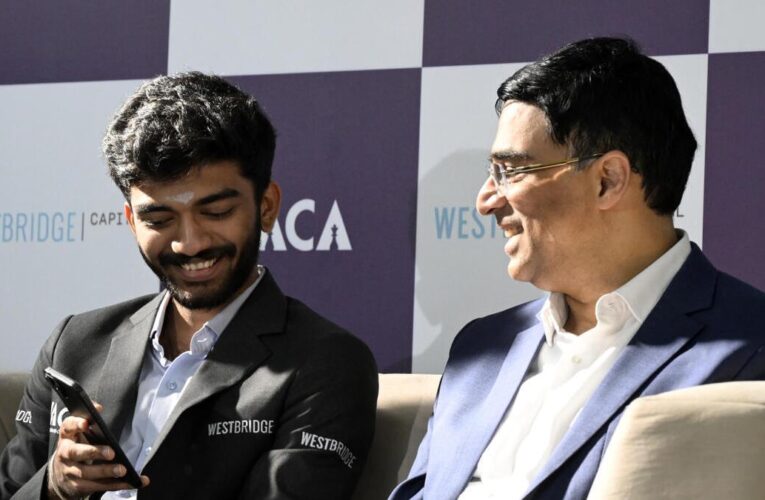 Watch: Mumbai Crowd erupts as Viswanathan Anand beats Gukesh in Global Chess League