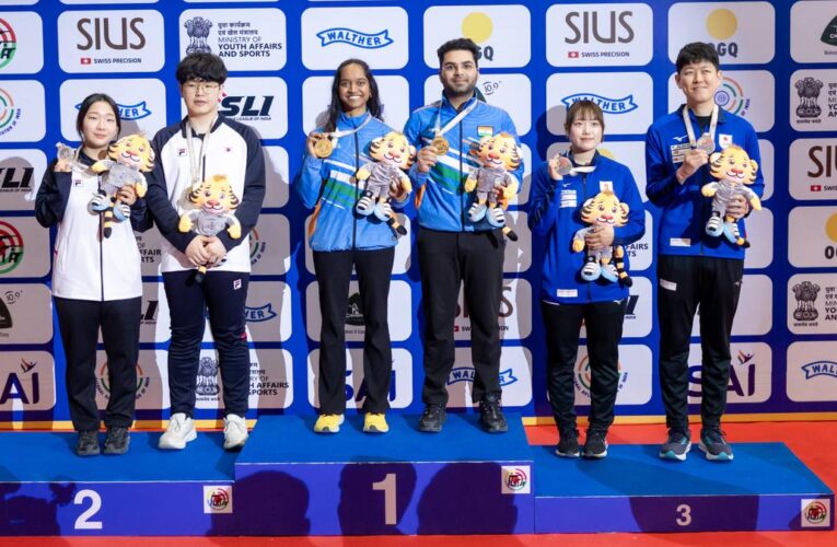 Asian Championship 2026: Arjun, Elavenil win 10m air rifle mixed team gold with World Record score