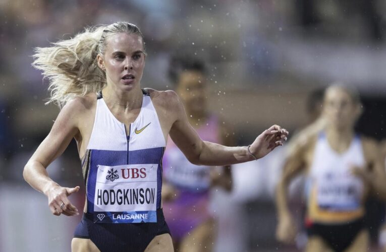 Keely Hodgkinson smashes world indoor 800m record in Lievin