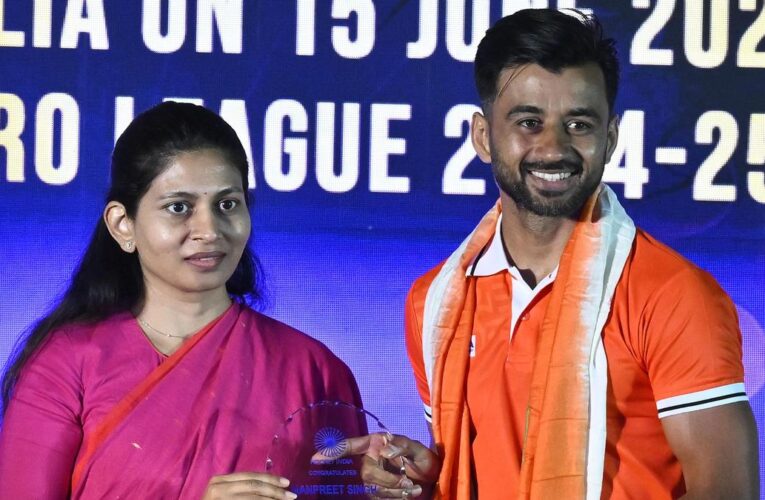 For now, I want to play till the Asian Games: Manpreet says during Hockey India awards