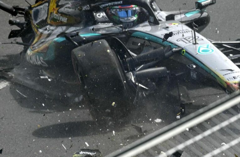 Australian GP: Antonelli wrecks car, Mercedes teammate Russell fastest in final practice