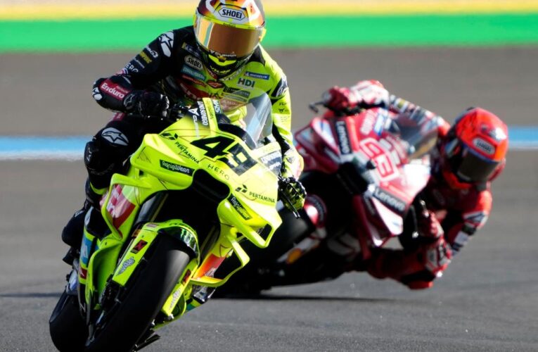 Brazilian MotoGP: Di Giannantonio takes pole but ambushed by Marquez in sprint
