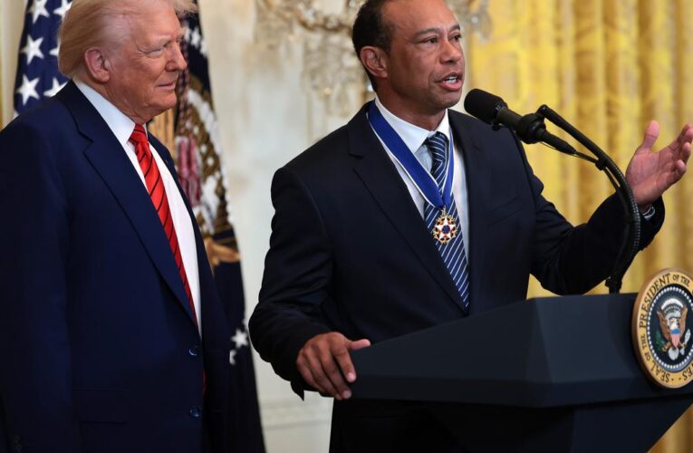 Donald Trump: Tiger Woods ‘won’t be playing’ in Masters