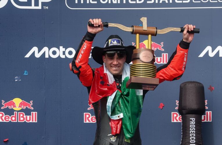 Bezzecchi wins USA Grand Prix to extend perfect start to season