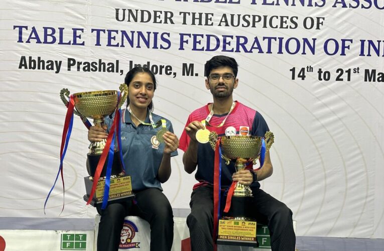 Indian Sports Wrap, March 21: Manav, Yashaswini win maiden National TT crowns