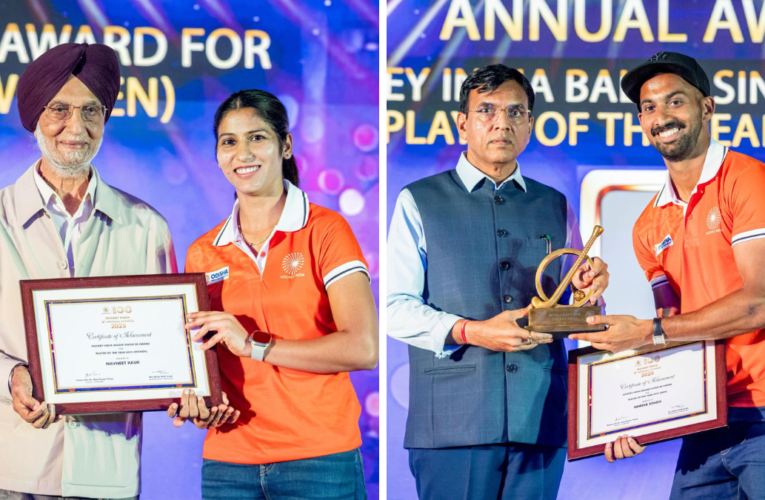 Hockey India Awards 2025: Hardik Singh, Navneet Kaur named Player of the Year; Zafar Iqbal receives lifetime achievement award