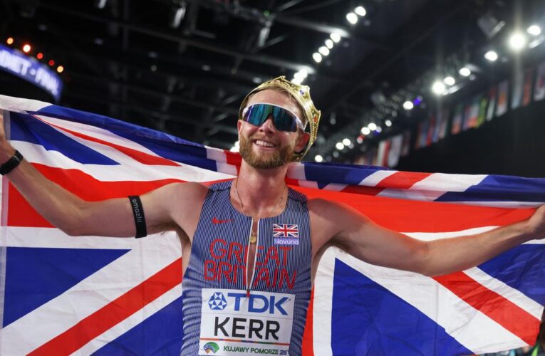 Josh Kerr regains world indoor 3,000m gold medal in Poland