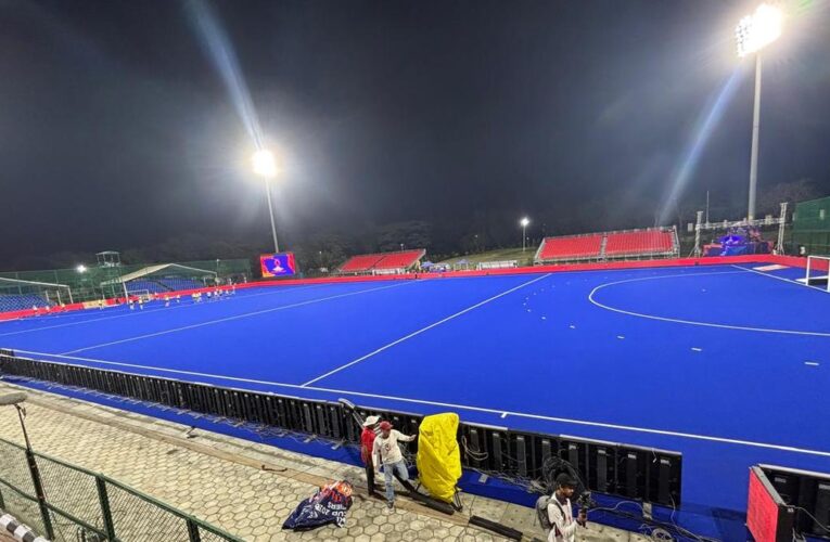 Hyderabad’s hockey stadium undergoes long-overdue facelift before Hockey World Cup Qualifiers