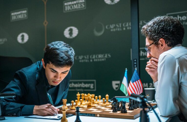 FIDE Candidates 2026, Round 4: Sindarov defeats Caruana to take sole lead; Vaishali, Pragg pick up draws as Divya loses to Zhu