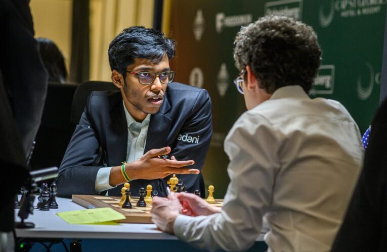 Praggnanandhaa vs Giri LIVE: FIDE Chess Candidates 2026 Round 8 updates