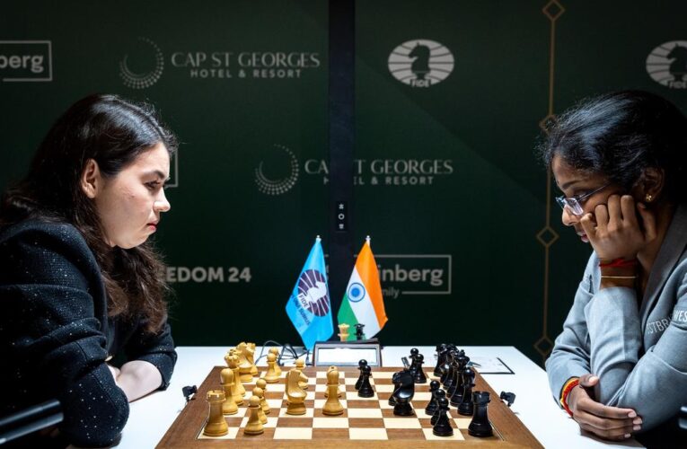 FIDE Candidates 2026: R Vaishali capitalises on Goryachkina’s error to extend lead atop standings, Divya holds Zhu with black pieces
