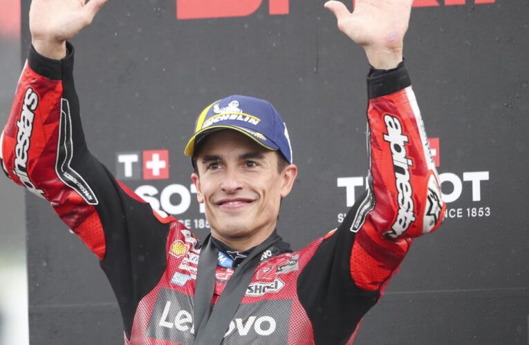 Marc Marquez wins rain-affected Spanish MotoGP sprint