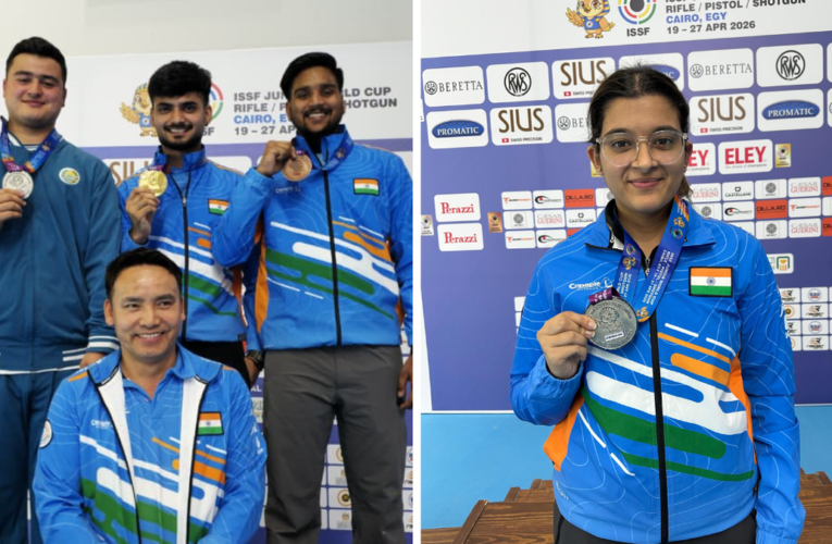 ISSF Junior World Cup: Shiva wins gold while Chirag bags bronze 10m air pistol; Panaah wins silver in 10m air rifle