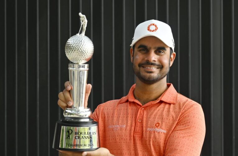 Shubhankar Sharma wins inaugural edition of Boulders Classic