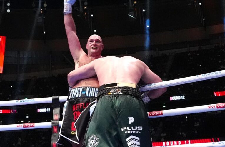 Tyson Fury calls for Anthony Joshua showdown after cruising to decision win over Makhmudov