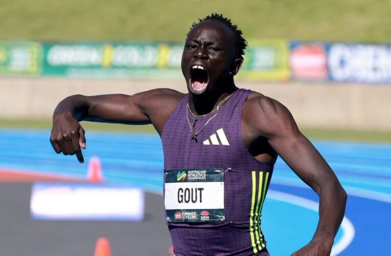 Teenage sprint star Gout Gout powers to 200m win in blistering 19.67s at Australian Athletics Championships