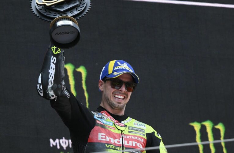 Di Giannantonio wins crash-hit Catalunya MotoGP as Alex Marquez taken to hospital