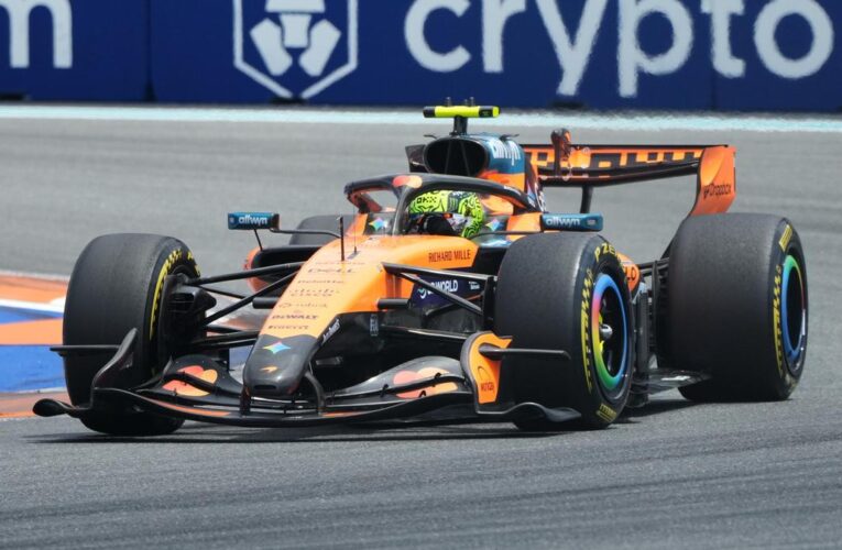 Miami GP: Norris wins sprint in McLaren one-two, Antonelli demoted