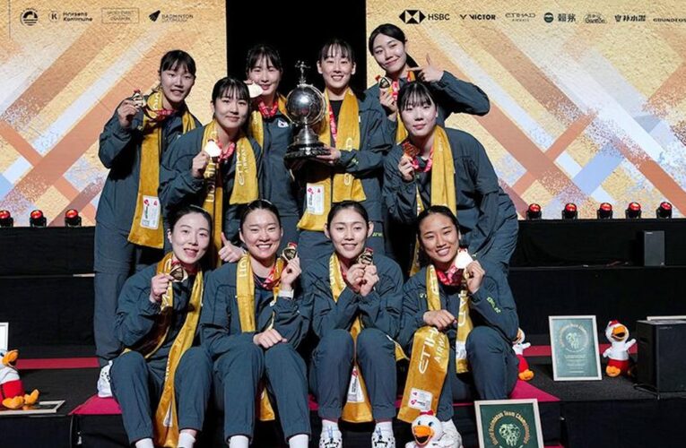 An Se-young leads South Korea to Uber Cup title, China retains Thomas Cup crown