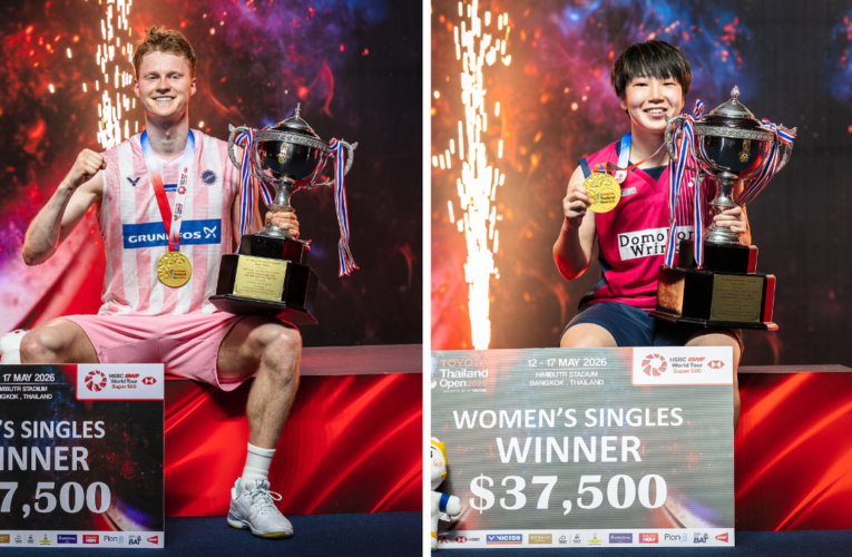 Thailand Open 2026: Antonsen beats Vitidsarn to win men’s singles title; Yamaguchi clinches women’s crown